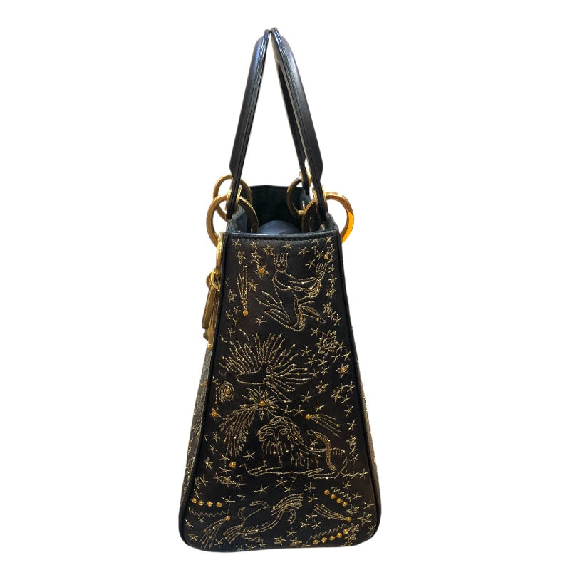 【極美品】クリスチャンディオール レディディオール カナージュ レザー 金具 Christian Dior クリスチャンディオール ハンドバッグ レディ