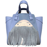 ロエベ LOEWE ハンモックナゲット　ハウルの動く城 A538H13XO7 ブルーベリー カーフ レディース ハンドバッグ