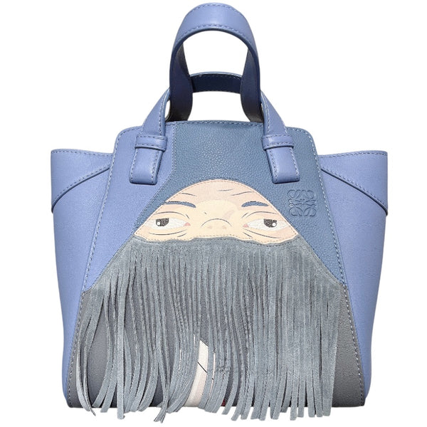 ロエベ LOEWE ハンモックナゲット　ハウルの動く城 A538H13XO7 ブルーベリー カーフ レディース ハンドバッグ