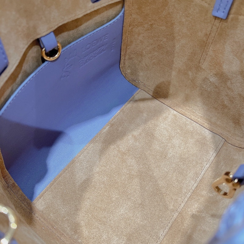 ロエベ LOEWE ハンモックナゲット　ハウルの動く城 A538H13XO7 ブルーベリー カーフ レディース ハンドバッグ