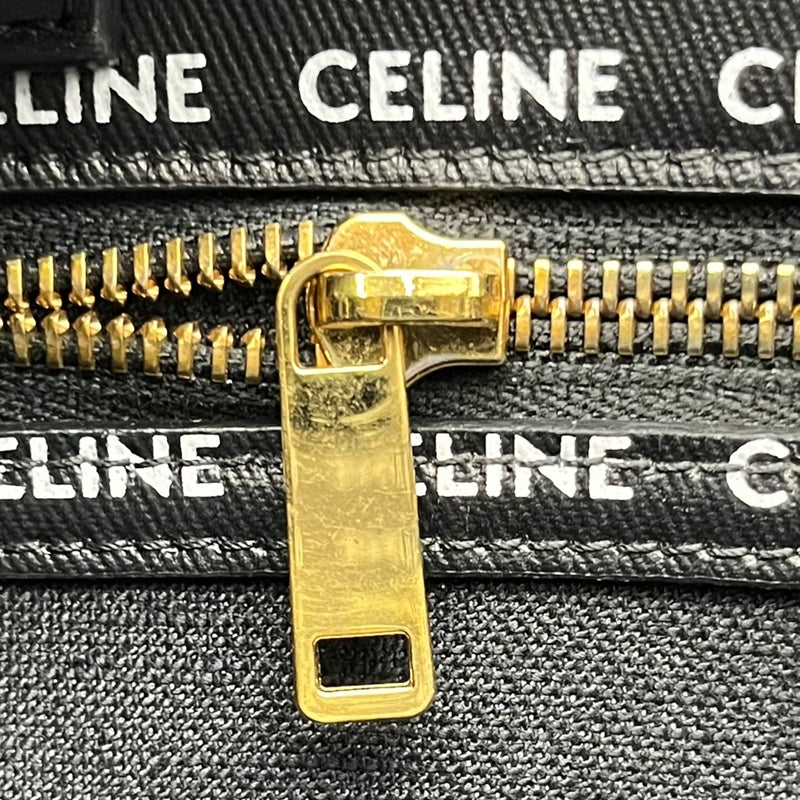 セリーヌ CELINE スモール バーティカルカバ 191542 ブラック エンボスレザー ユニセックス ハンドバッグ