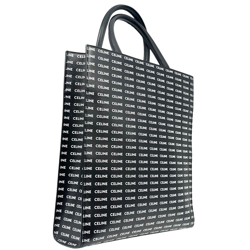セリーヌ CELINE スモール バーティカルカバ 191542 ブラック エンボスレザー ユニセックス ハンドバッグ