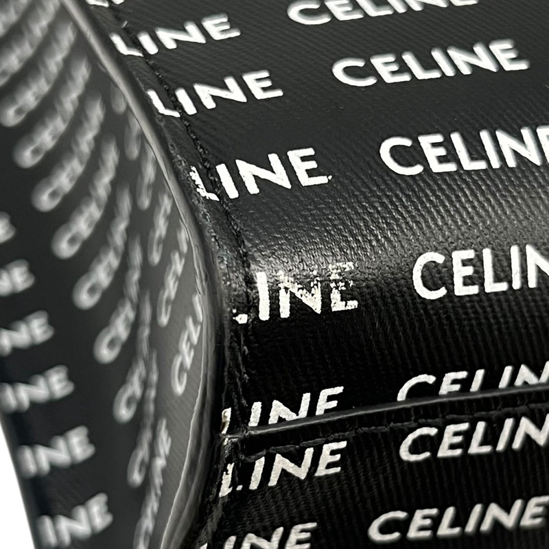 セリーヌ CELINE スモール バーティカルカバ 191542 ブラック エンボスレザー ユニセックス ハンドバッグ