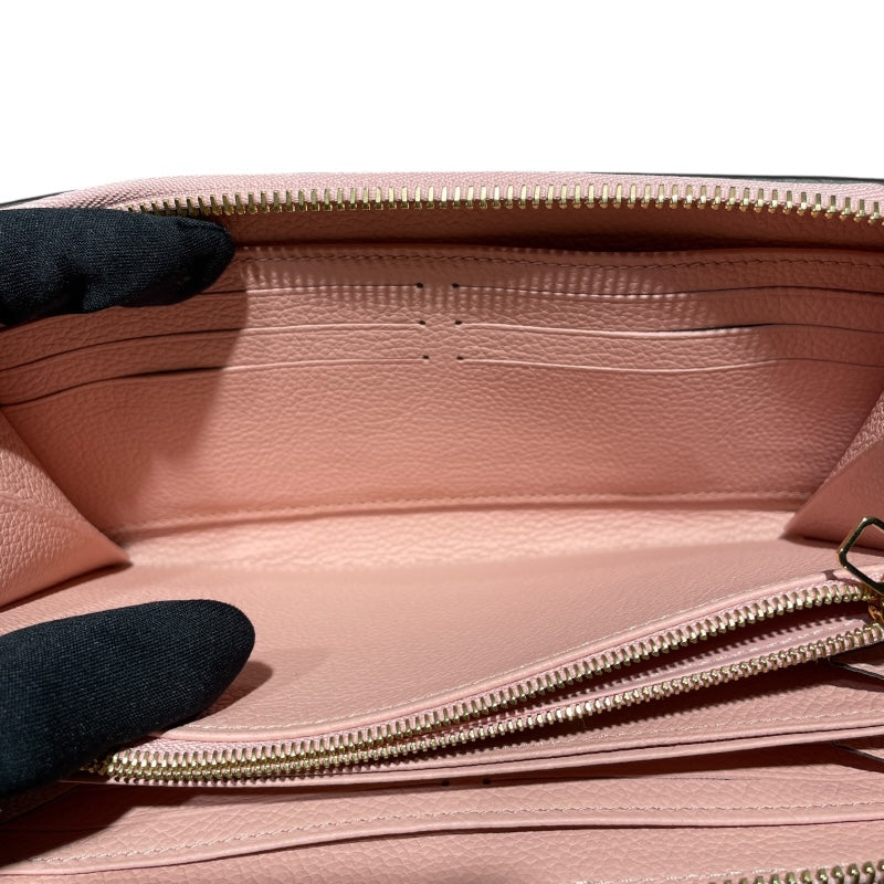 ルイ・ヴィトン LOUIS VUITTON ジッピー・ウォレット M64090 ローズプードル モノグラム・アンプラント レディース 長財布
