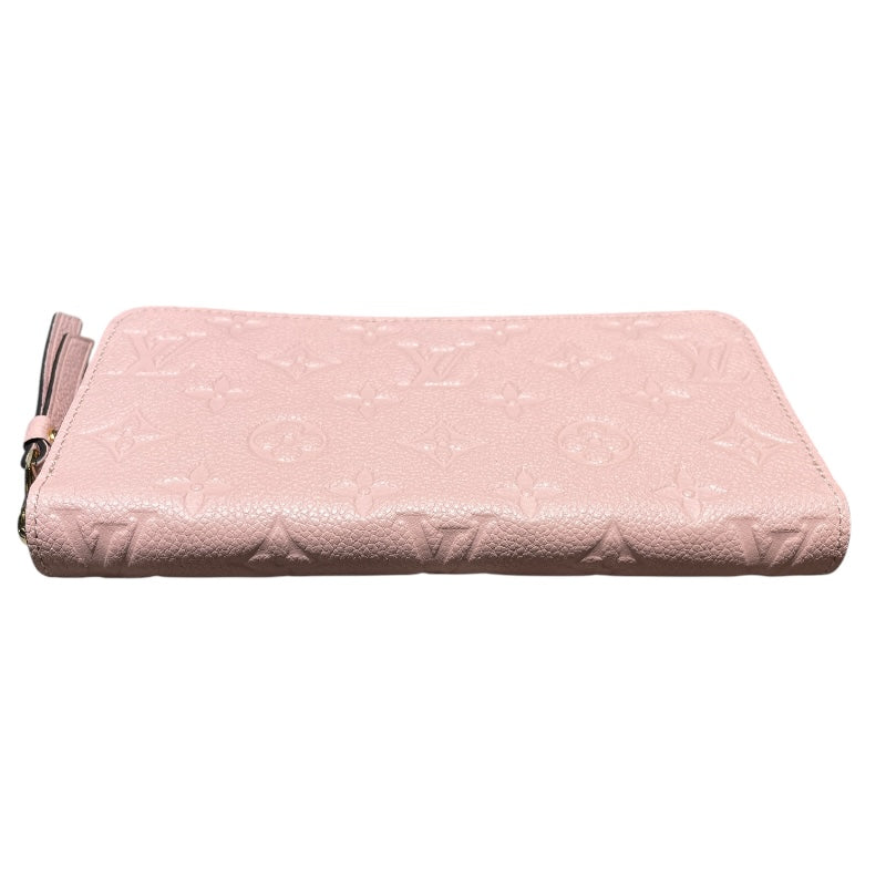 ルイ・ヴィトン LOUIS VUITTON ジッピー・ウォレット M64090 ローズプードル モノグラム・アンプラント レディース 長財布