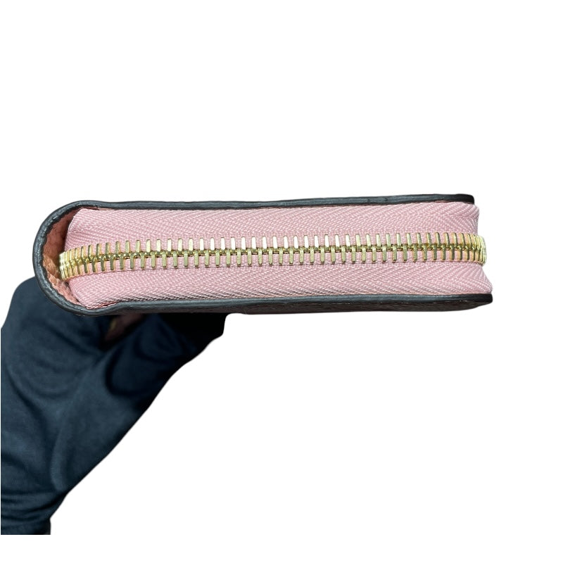 ルイ・ヴィトン LOUIS VUITTON ジッピー・ウォレット M64090 ローズプードル モノグラム・アンプラント レディース 長財布