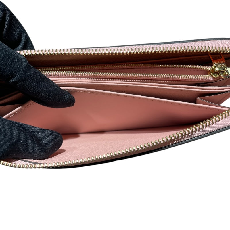 ルイ・ヴィトン LOUIS VUITTON ジッピー・ウォレット M64090 ローズプードル モノグラム・アンプラント レディース 長財布
