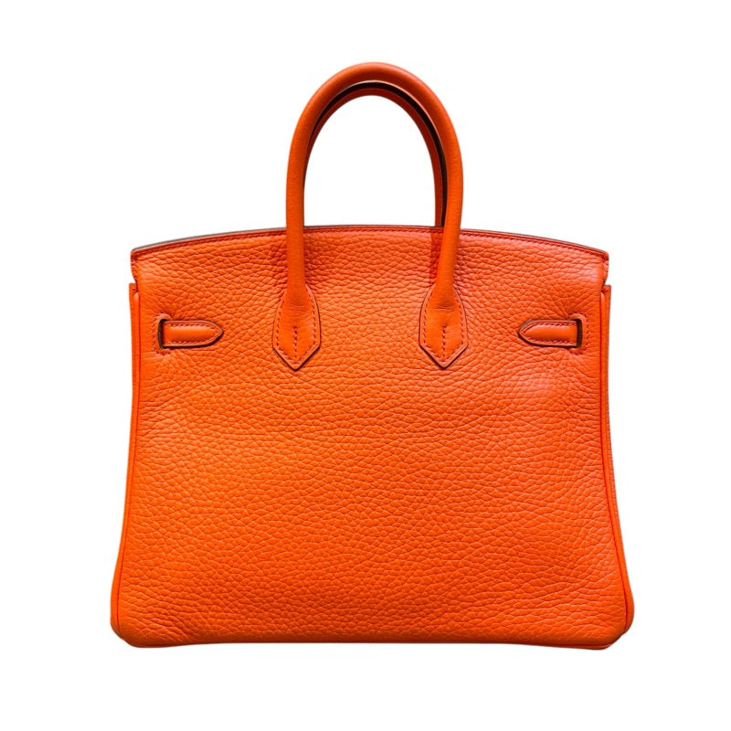 エルメス HERMES バーキン25 トリヨンクレマンス T刻印 オレンジポピー GD金具 レディース ハンドバッグ