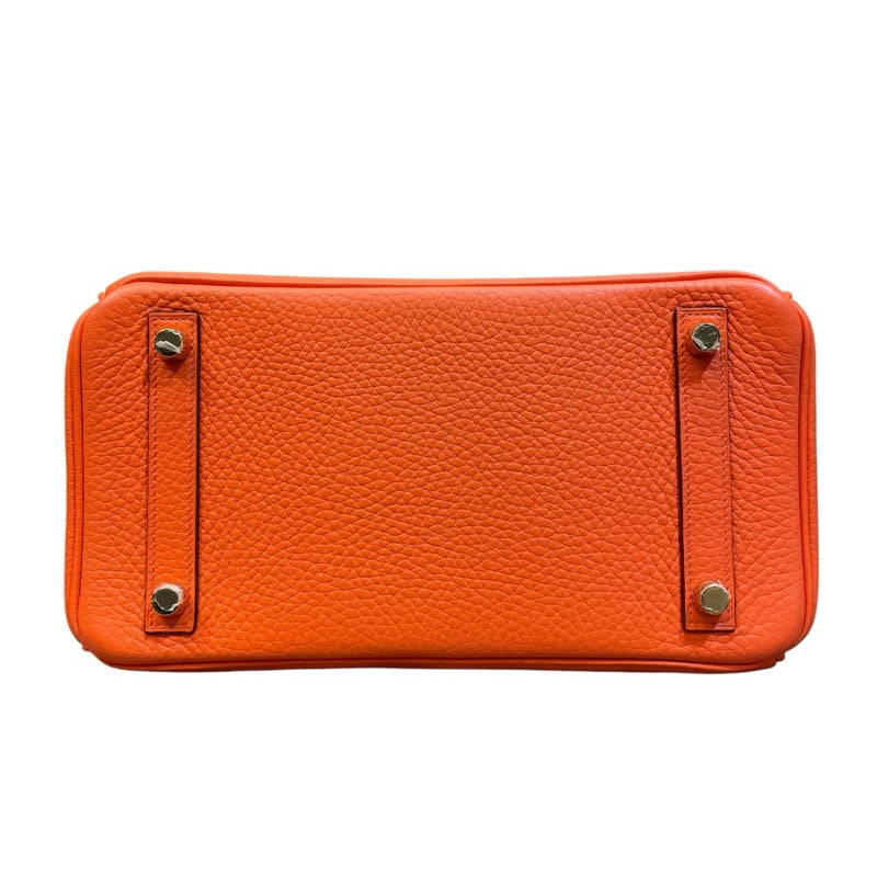 エルメス HERMES バーキン25 トリヨンクレマンス T刻印 オレンジポピー GD金具 レディース ハンドバッグ