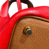 エルメス HERMES ピコタンロックPM　カザック Y刻 ゴールド・ルージュクーゴールド金具 トリヨン レディース ハンドバッグ