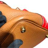エルメス HERMES ピコタンロックPM　カザック Y刻 ゴールド・ルージュクーゴールド金具 トリヨン レディース ハンドバッグ
