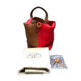 エルメス HERMES ピコタンロックPM　カザック Y刻 ゴールド・ルージュクーゴールド金具 トリヨン レディース ハンドバッグ