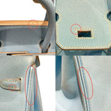 エルメス HERMES バーキン25キャンディ □O刻 セレスト・ミコノス　シルバー金具 ヴォーエプソン レディース ハンドバッグ