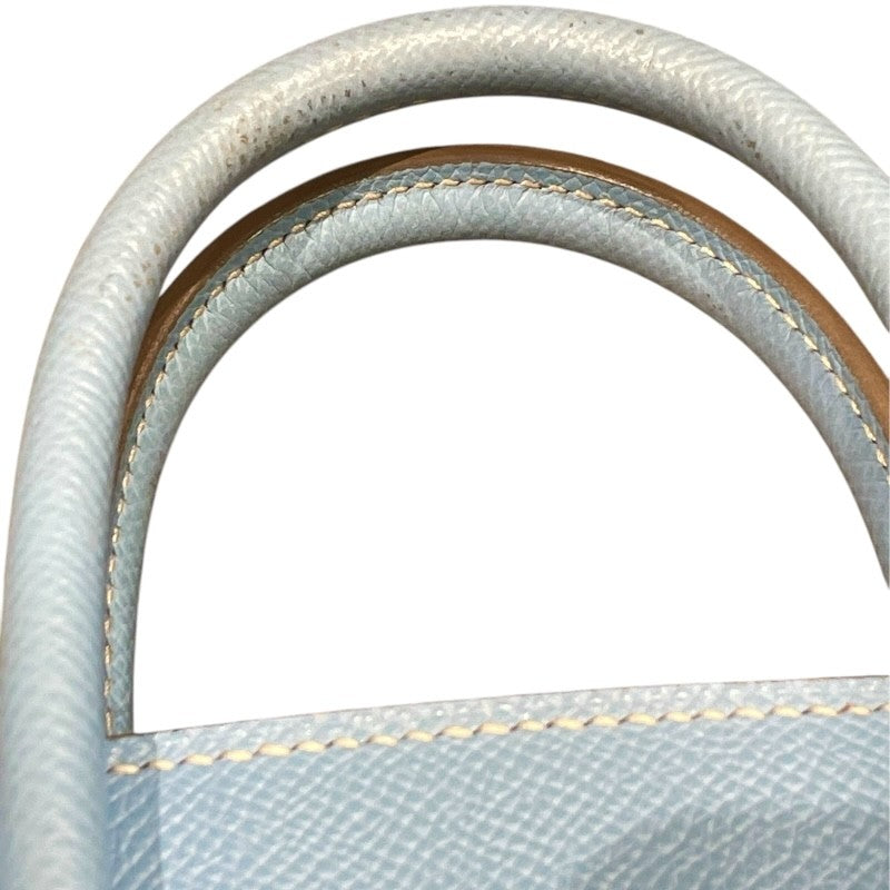 エルメス HERMES バーキン25キャンディ □O刻 セレスト・ミコノス　シルバー金具 ヴォーエプソン レディース ハンドバッグ