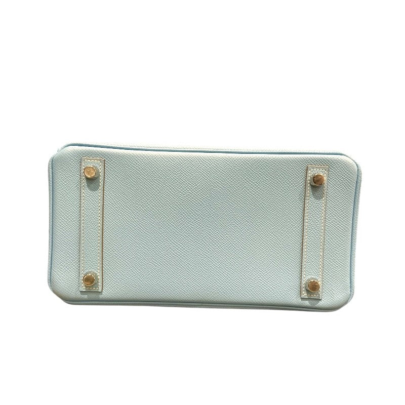 エルメス HERMES バーキン25キャンディ □O刻 セレスト・ミコノス　シルバー金具 ヴォーエプソン レディース ハンドバッグ