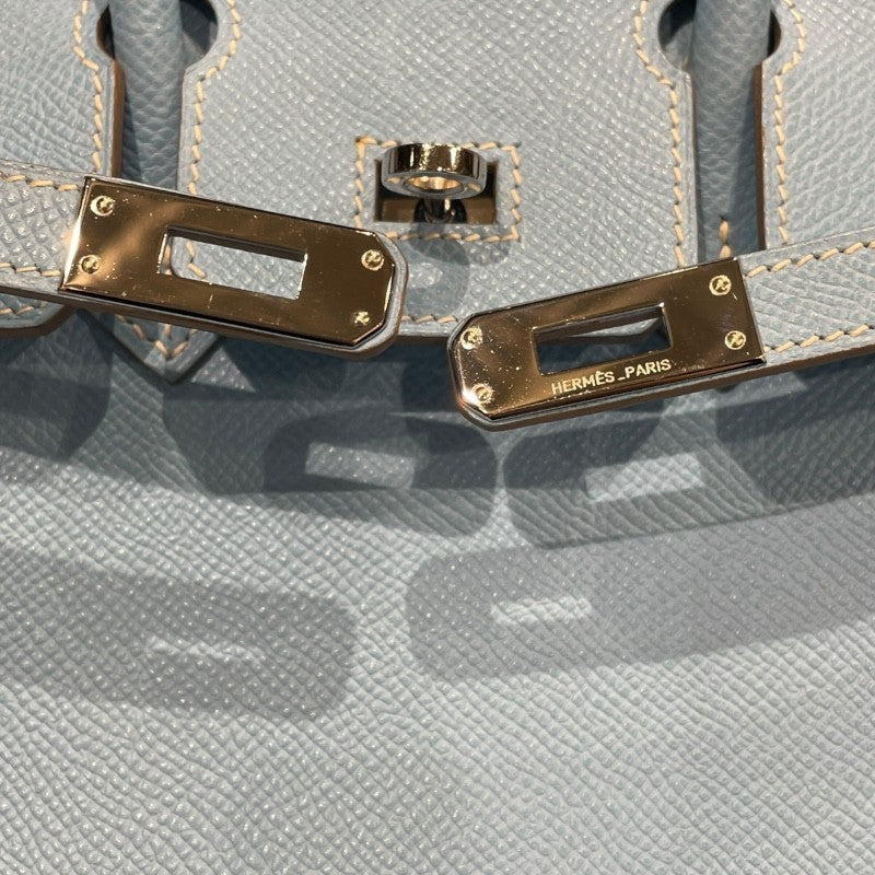 エルメス HERMES バーキン25キャンディ □O刻 セレスト・ミコノス　シルバー金具 ヴォーエプソン レディース ハンドバッグ