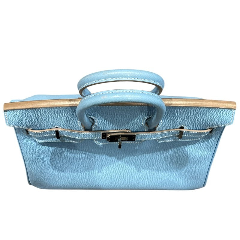エルメス HERMES バーキン25キャンディ □O刻 セレスト・ミコノス　シルバー金具 ヴォーエプソン レディース ハンドバッグ