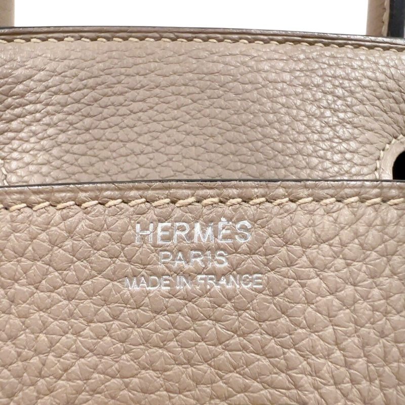 エルメス HERMES バーキン30 □N刻印　(2010年製) トゥルティールグレー　シルバー金具 トリヨンクレマンス レディース ハンドバッグ