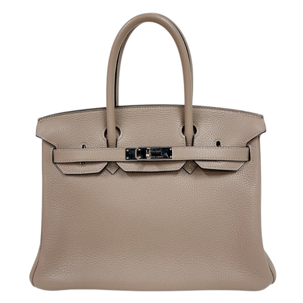 エルメス HERMES バーキン30 □N刻印　(2010年製) トゥルティールグレー　シルバー金具 トリヨンクレマンス レディース ハンドバッグ