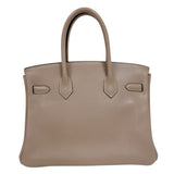 エルメス HERMES バーキン30 □N刻印　(2010年製) トゥルティールグレー　シルバー金具 トリヨンクレマンス レディース ハンドバッグ