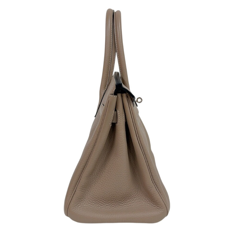 エルメス HERMES バーキン30 □N刻印　(2010年製) トゥルティールグレー　シルバー金具 トリヨンクレマンス レディース ハンドバッグ