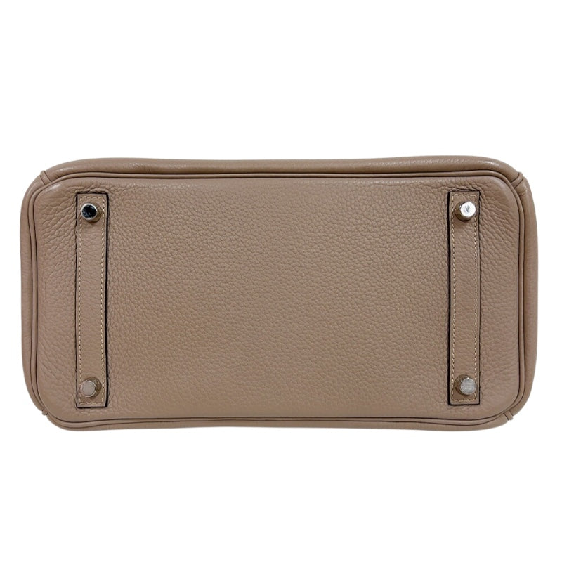 エルメス HERMES バーキン30 □N刻印　(2010年製) トゥルティールグレー　シルバー金具 トリヨンクレマンス レディース ハンドバッグ
