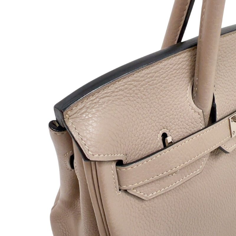 エルメス HERMES バーキン30 □N刻印　(2010年製) トゥルティールグレー　シルバー金具 トリヨンクレマンス レディース ハンドバッグ