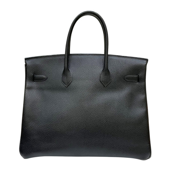 エルメス HERMES バーキン35 □A刻印 ブラック ゴールド金具  アルデンヌ レディース ハンドバッグ