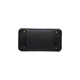 エルメス HERMES バーキン35 □A刻印 ブラック ゴールド金具  アルデンヌ レディース ハンドバッグ