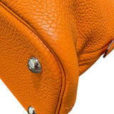 エルメス HERMES ボリード31 □N刻 オレンジ　SV金具 トリヨン レディース ショルダーバッグ