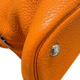 エルメス HERMES ボリード31 □N刻 オレンジ　SV金具 トリヨン レディース ショルダーバッグ