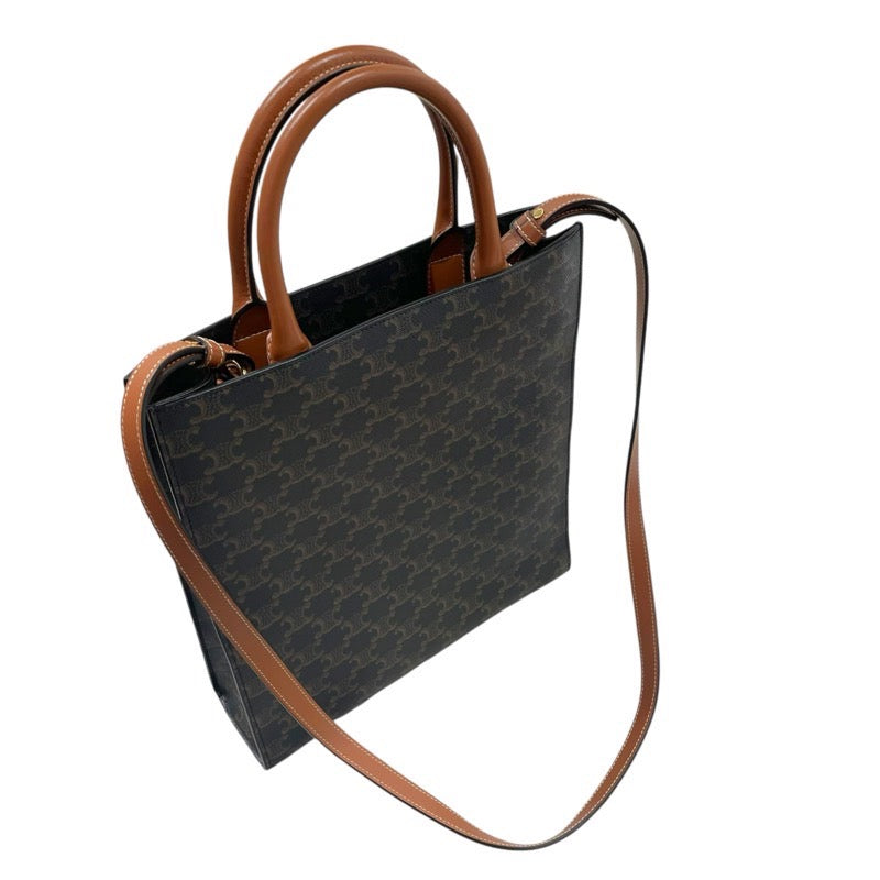 セリーヌ CELINE スモール バーティカルカバ コーティングキャンバス レディース ハンドバッグ
