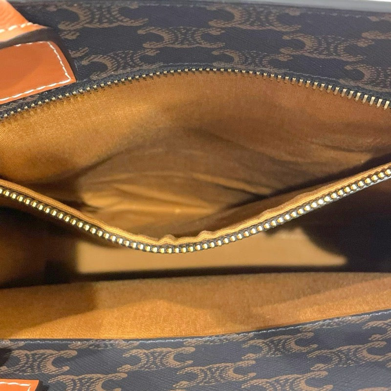 セリーヌ CELINE スモール バーティカルカバ コーティングキャンバス レディース ハンドバッグ