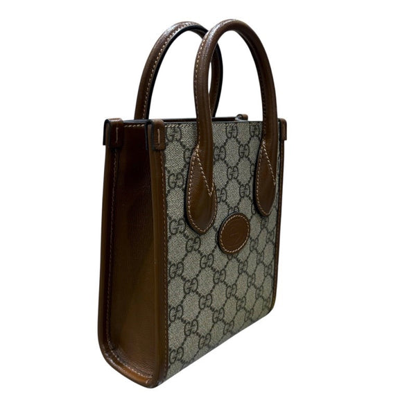 グッチ GUCCI GGスプリームミニトート 671623 ベージュ GGスプリーム　 レディース トートバッグ