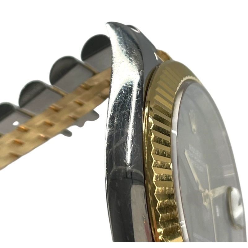 ロレックス ROLEX デイトジャスト41　スレート 126333 グレー  K18YG/SS 自動巻き メンズ 腕時計