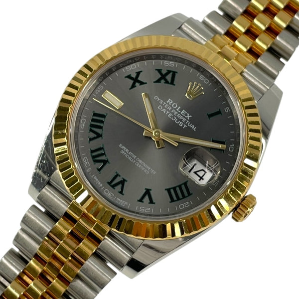 ロレックス ROLEX デイトジャスト41　スレート 126333 グレー  K18YG/SS 自動巻き メンズ 腕時計