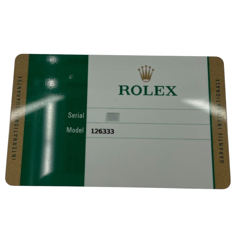 ロレックス ROLEX デイトジャスト41　スレート 126333 グレー  K18YG/SS 自動巻き メンズ 腕時計
