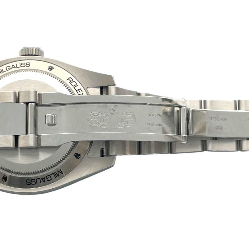 ロレックス ROLEX ミルガウス Zブルー 116400GV ブルー SS メンズ 腕時計