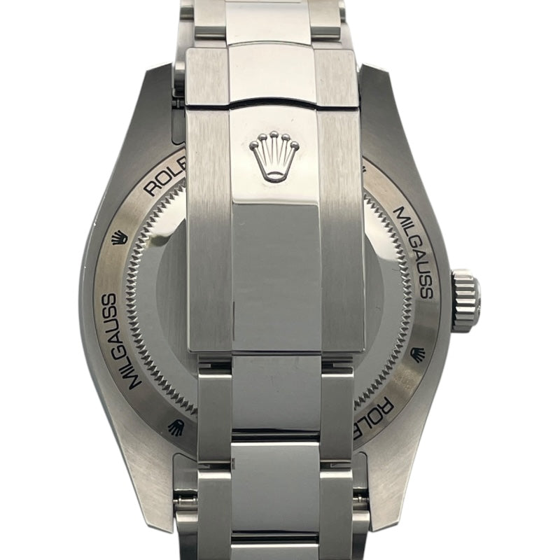ロレックス ROLEX ミルガウス Zブルー 116400GV ブルー SS メンズ 腕時計
