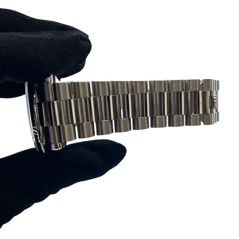 ロレックス ROLEX デイデイト36 118239A ブルーシェル K18WG 自動巻き ユニセックス 腕時計