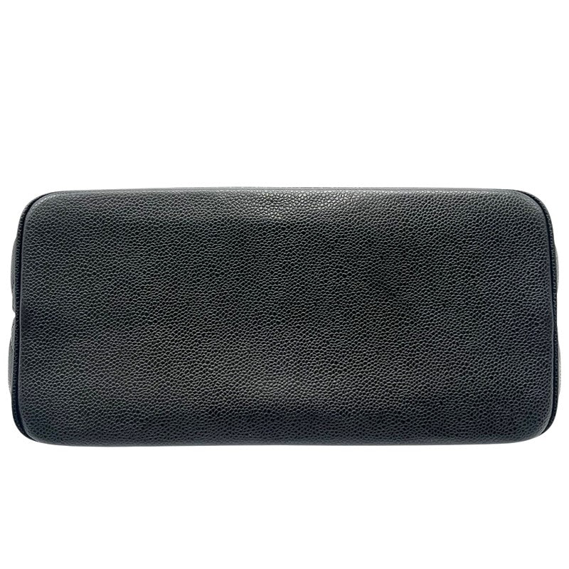 シャネル CHANEL 復刻トート A01804 ブラック シルバー金具 キャビアスキン レディース トートバッグ