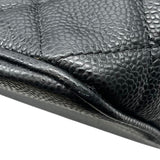 シャネル CHANEL 復刻トート A01804 ブラック シルバー金具 キャビアスキン レディース トートバッグ