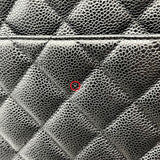 シャネル CHANEL 復刻トート A01804 ブラック シルバー金具 キャビアスキン レディース トートバッグ