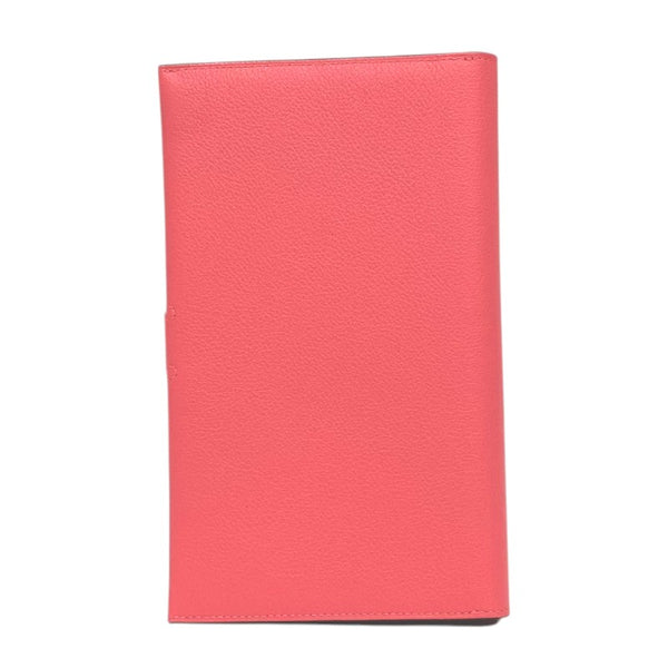 エルメス HERMES R.M.S トゥタンマン W刻 ローズアザレ シルバー金具 エバーカラー レディース 長財布