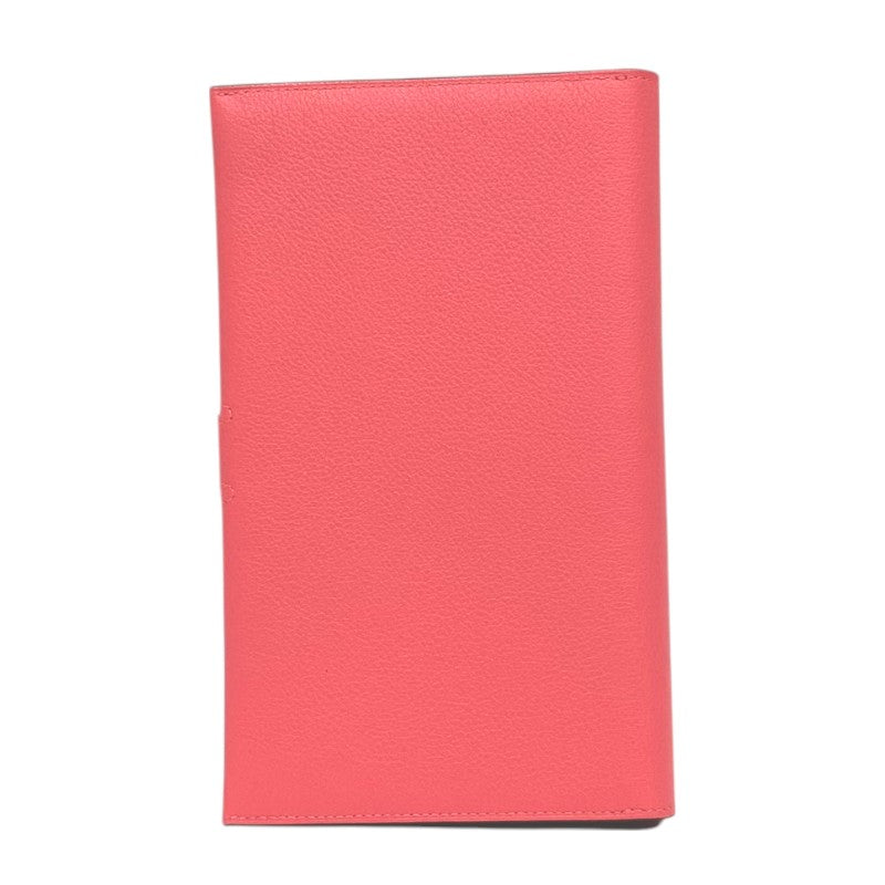 エルメス HERMES R.M.S トゥタンマン W刻 ローズアザレ シルバー金具 エバーカラー レディース 長財布