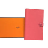 エルメス HERMES R.M.S トゥタンマン W刻 ローズアザレ シルバー金具 エバーカラー レディース 長財布