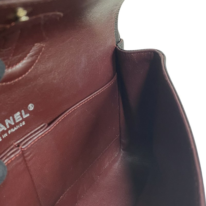シャネル CHANEL マトラッセ25 チェーンショルダーバッグ A01112 ブラック シルバー金具 キャビアスキン レディース