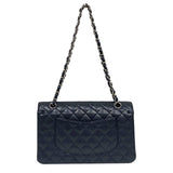 シャネル CHANEL マトラッセ25 チェーンショルダーバッグ A01112 ブラック シルバー金具 キャビアスキン レディース