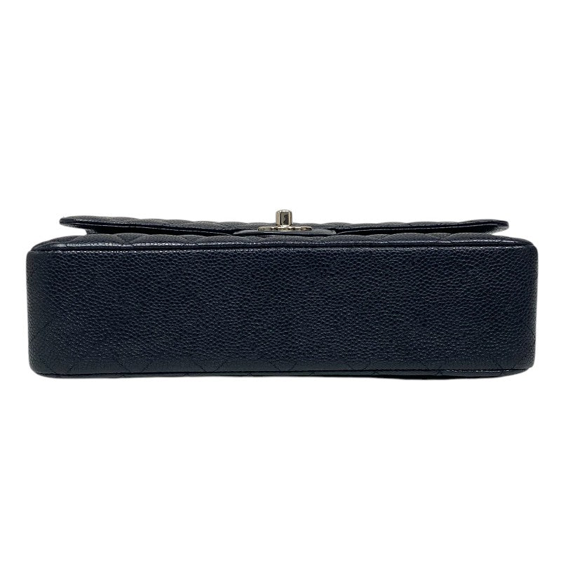 シャネル CHANEL マトラッセ25 チェーンショルダーバッグ A01112 ブラック シルバー金具 キャビアスキン レディース