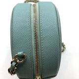 シャネル CHANEL CCフィリグリーチェーンポシェット AP0365 ミント×GD金具 キャビア レディース ショルダーバッグ
